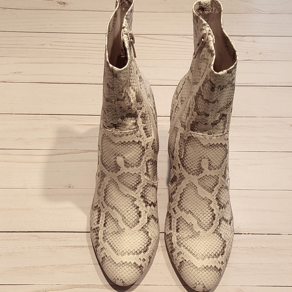Snakeskin Print Boot - Picture 2 of 8